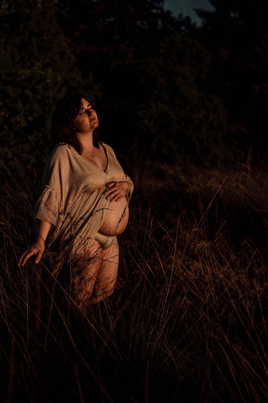 Schwangerschaftsfotos draußen Idar Oberstein