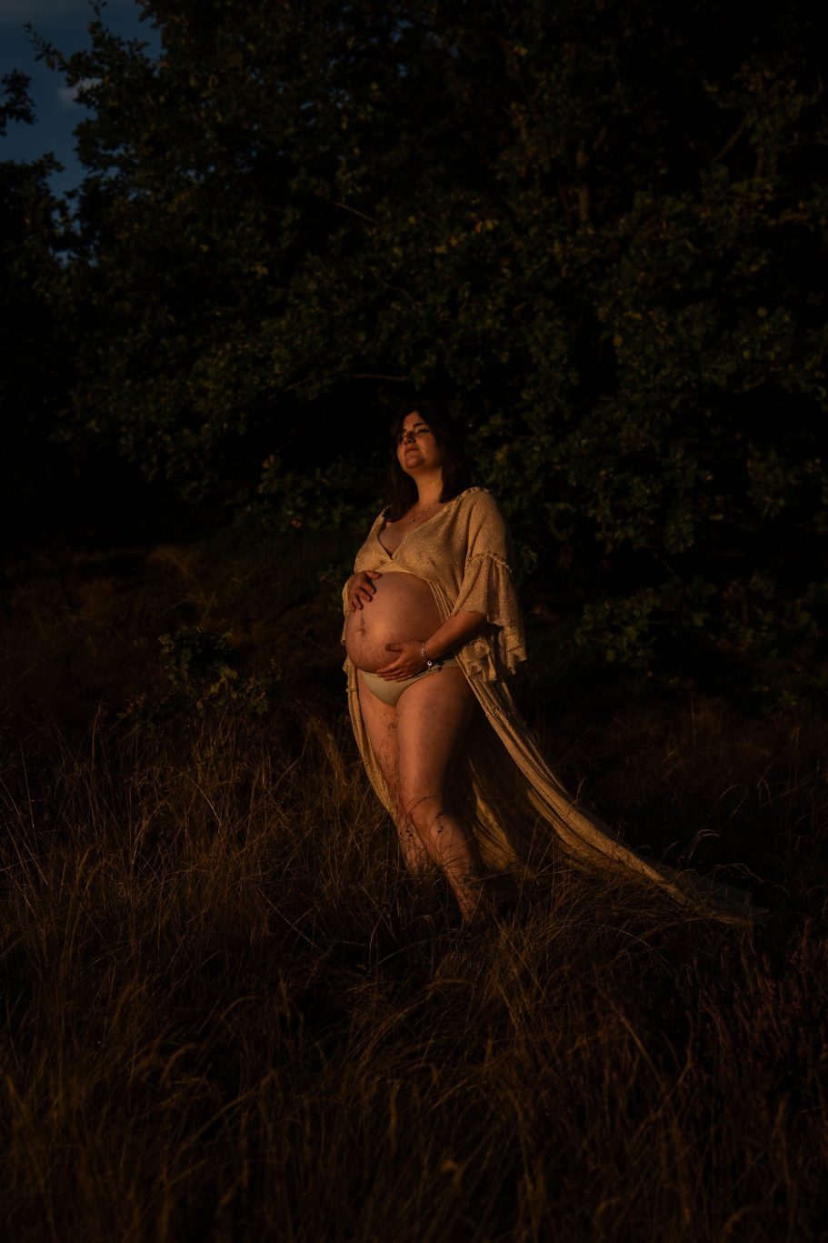 Schwangerschaftsfotos draußen Eifel